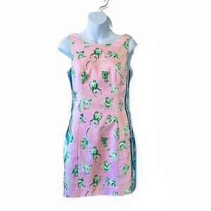 Lilly Pulitzer Mila stretch shift zip back dress